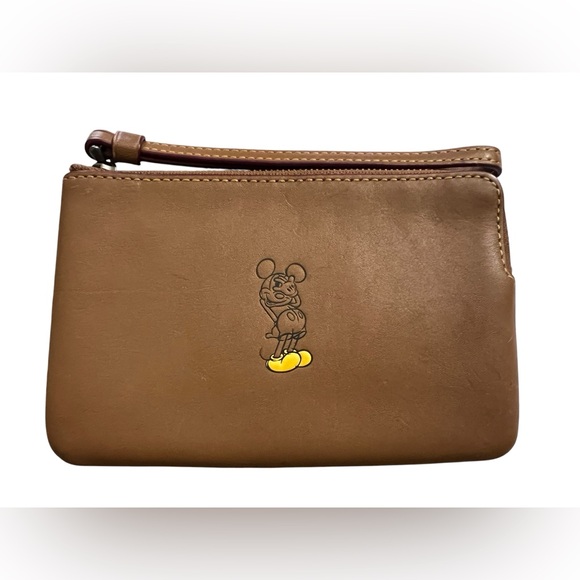 Coach Handbags - Disney x Coach Limited Edition Mickey Mouse Corner Zip Wristlet - Style F59528